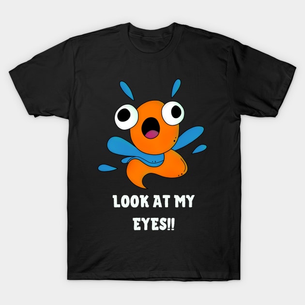 Fish with Big Eyes T-Shirt by pako-valor